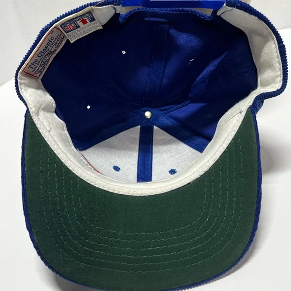 Vintage Denver Broncos Corduroy Hat Cap SnapBack Classic Ted Fletcher Rare 90s - Picture 5 of 6